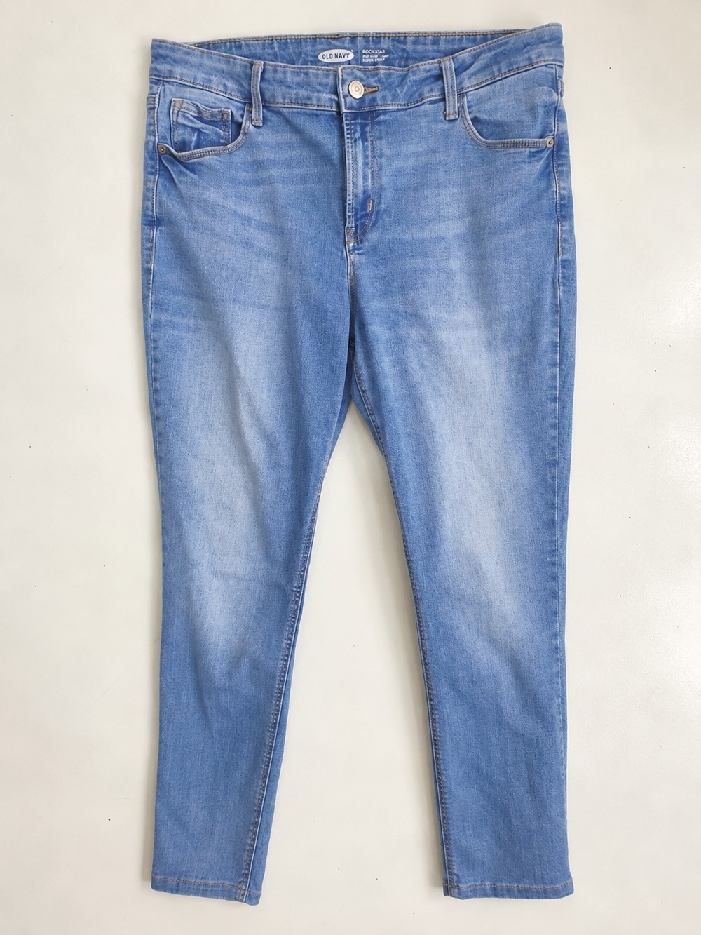 Old Navy Rockstar Super Skinny Mid Rise Jeans